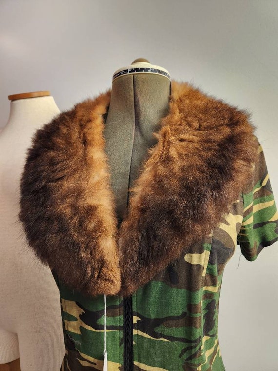 Real vintage coyote fur collar with pins real coy… - image 2