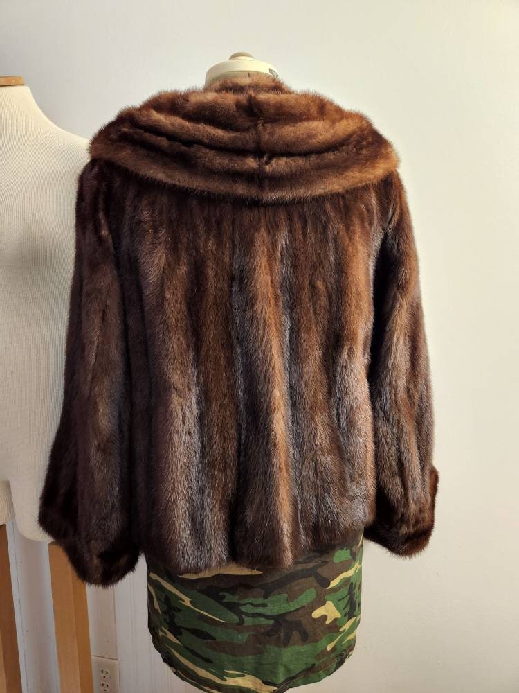 Real Vintage Beaver Fur Coat Real Fur Jacket 1930s 1940s 1950s Etsy