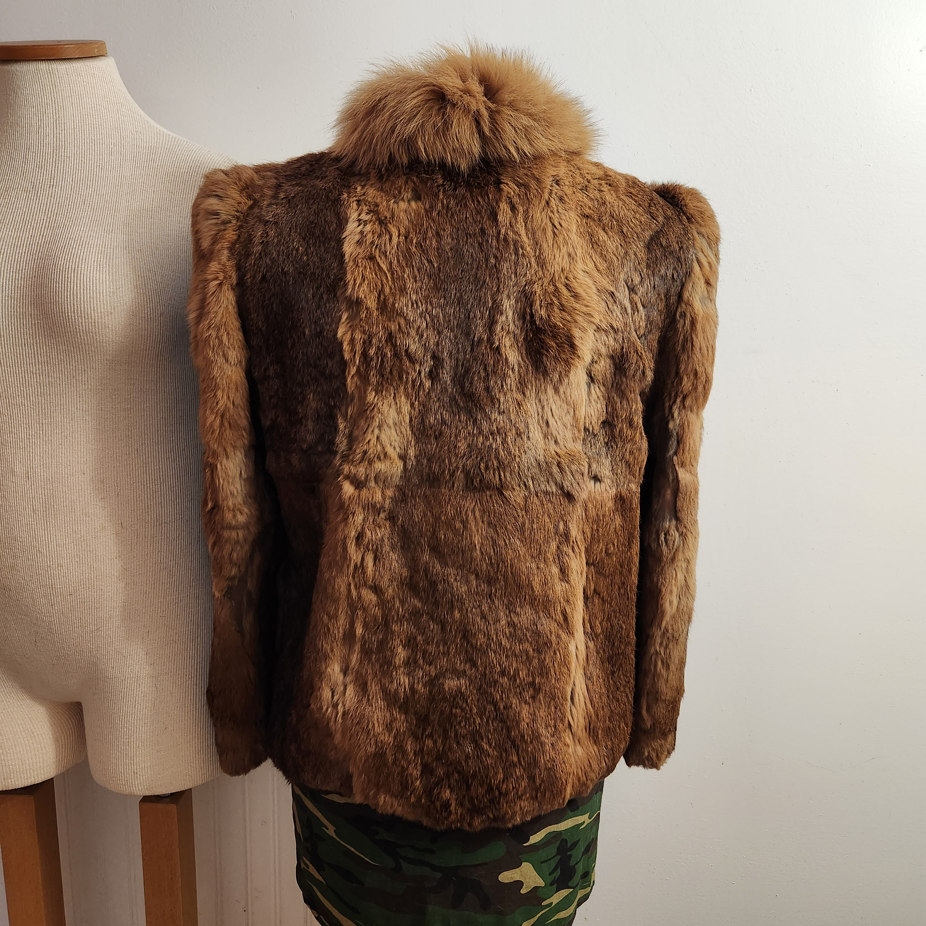 igusa rabbit faux fur Jacket