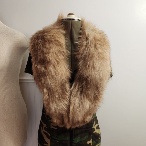 Vintage fox fur collar for crafting, costumes, sew