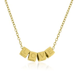 Collar con nombre personalizado, regalo de joyería para mujeres, collar con letras de moda con nombre personalizado y corazón de amor, joyería grabada