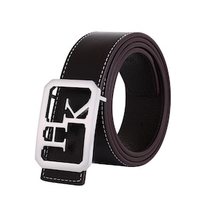 Custom Men Name Initials Only Buckle No Belt Stainless Steel Personalized Logo For Man Jewelry Gift Letters Wedding Gift