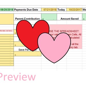 Wedding Budget Spreadsheet- Excel Download