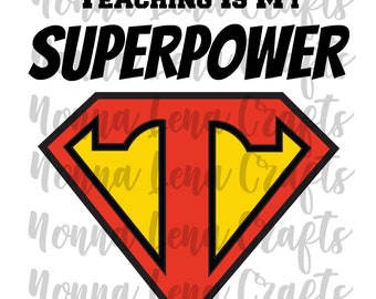 Superpower Svg Etsy