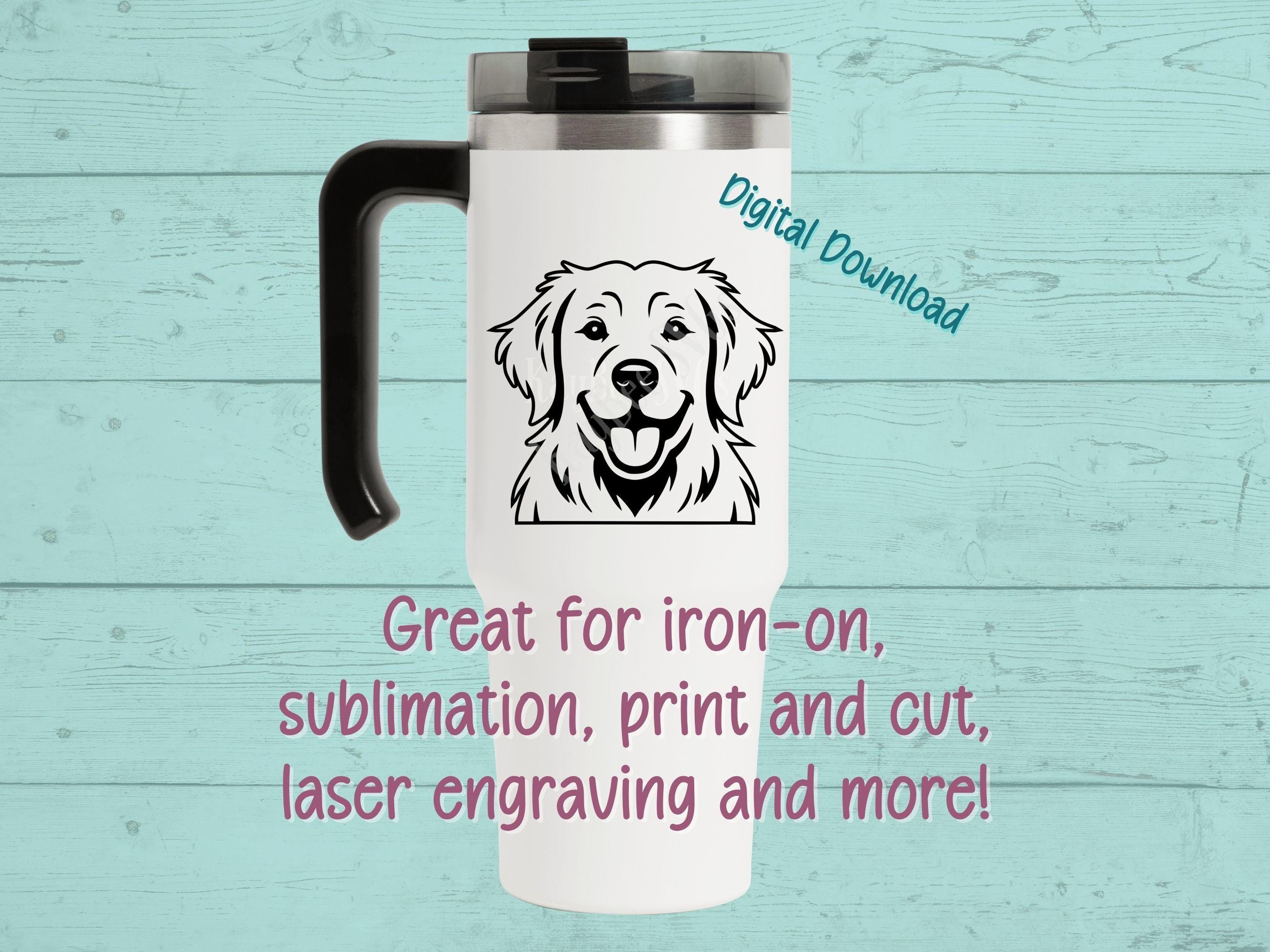 Golden Retriever SVG Bundle Clipart Cut Files for Cricut, Silhouette ...
