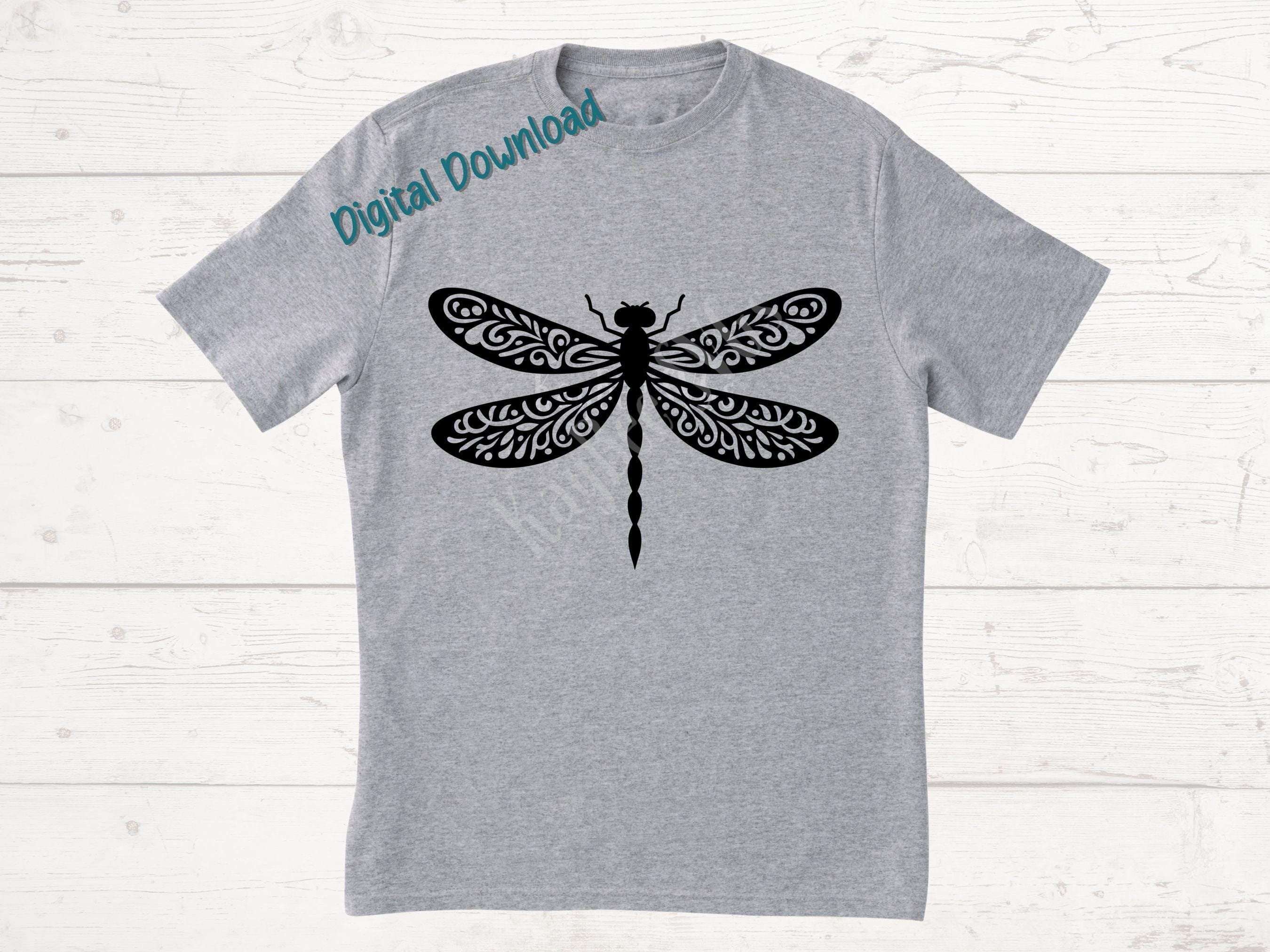 Dragonfly SVG PNG Clipart Cut Files for Cricut, Silhouette, Laser ...