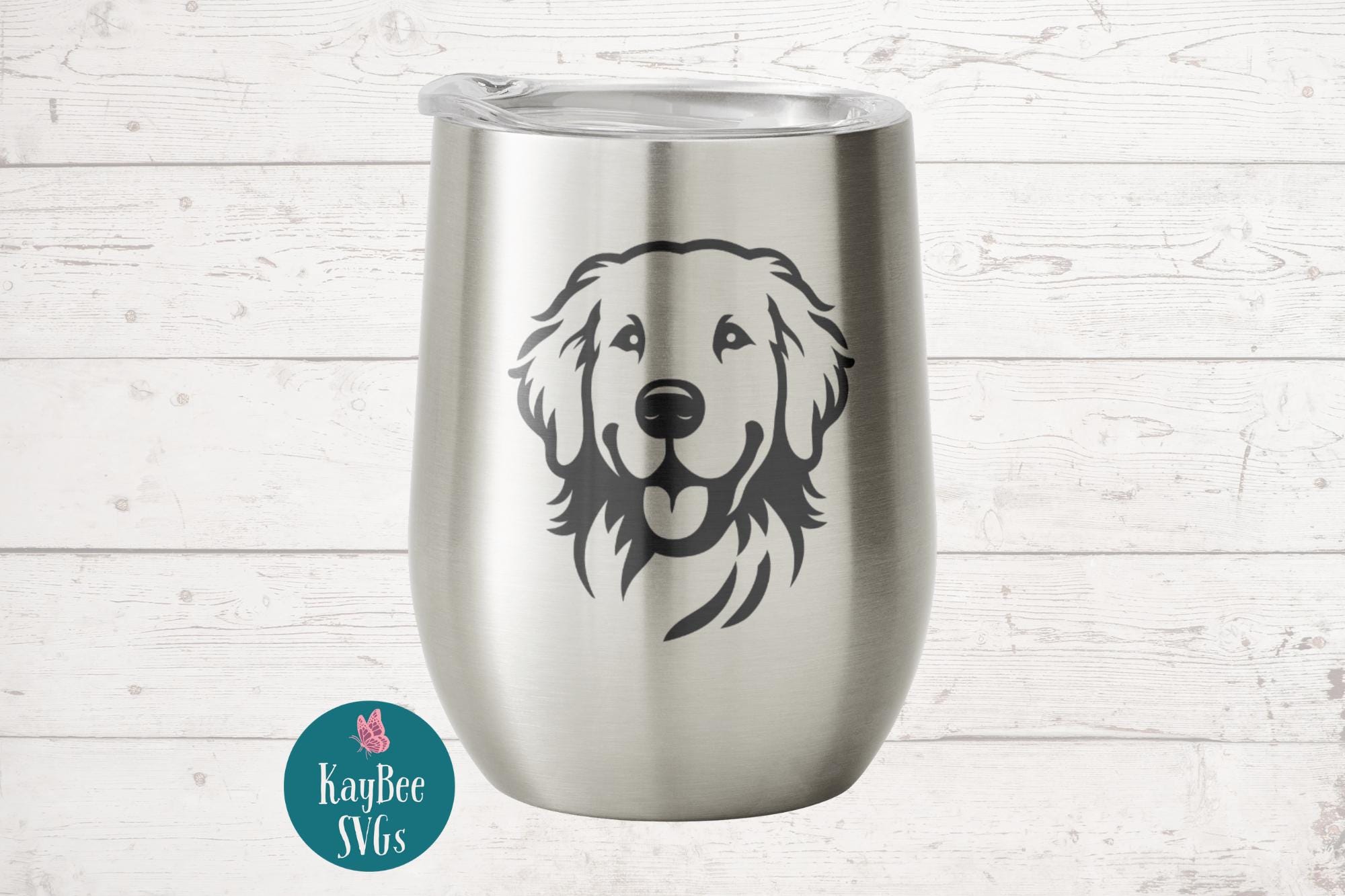 Golden Retriever SVG Bundle | Dog Breed Clipart, Laser Cut File ...