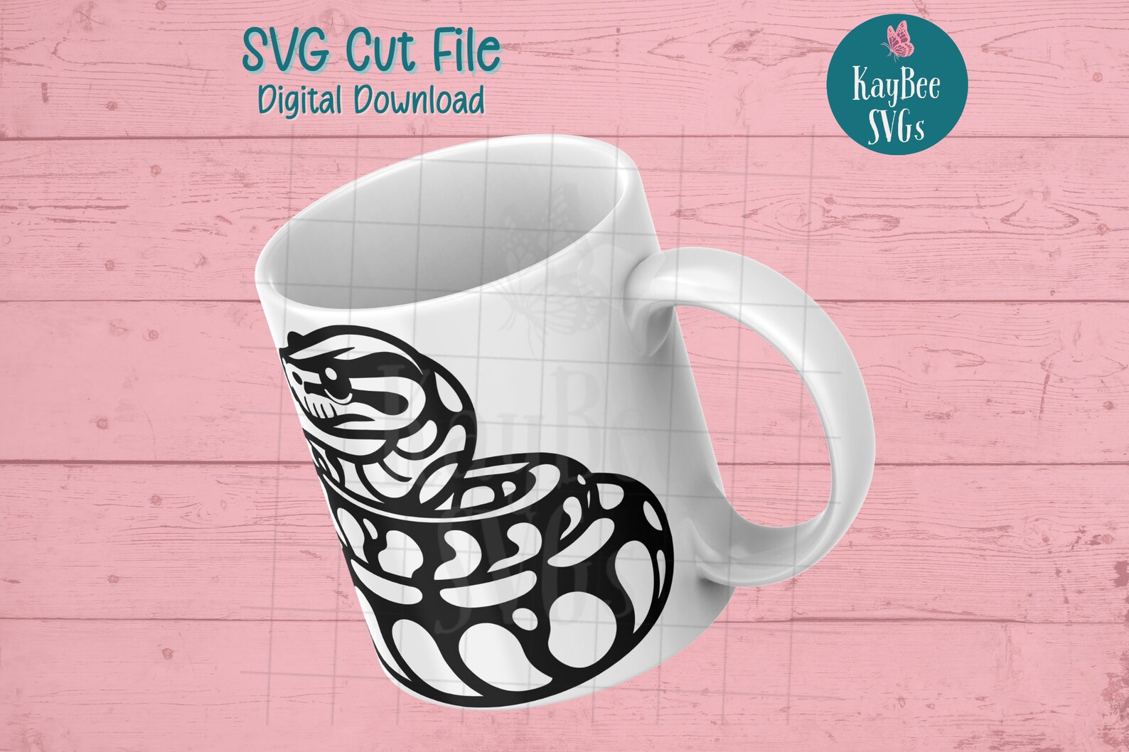 Python Snake Engraving Vector Python Snake SVG PNG Clipart Cut Files for Cricut, Silhouette, Laser ...