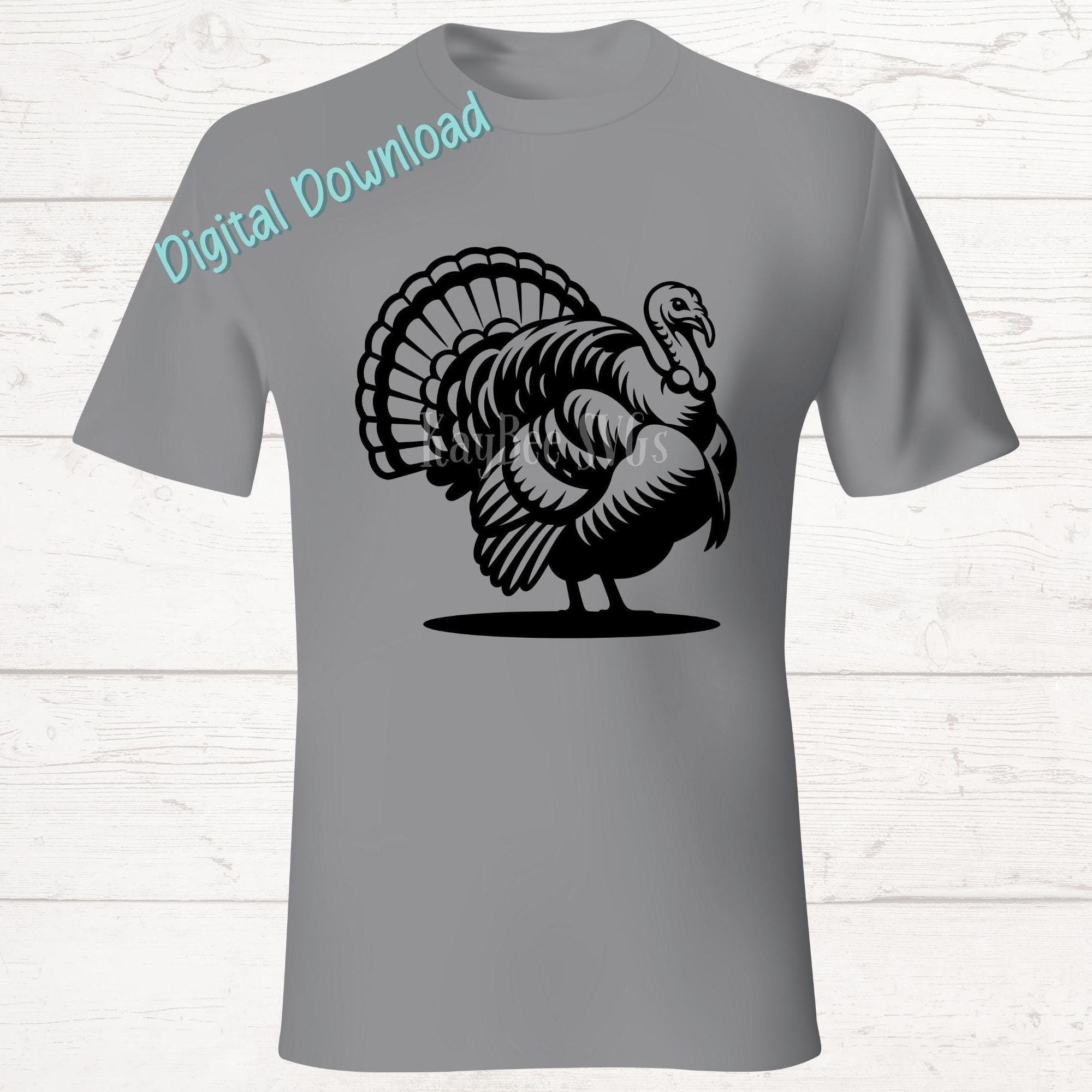 Strutter Svg Turkey SVG PNG Clipart Cut Files for Cricut, Silhouette, Laser ...