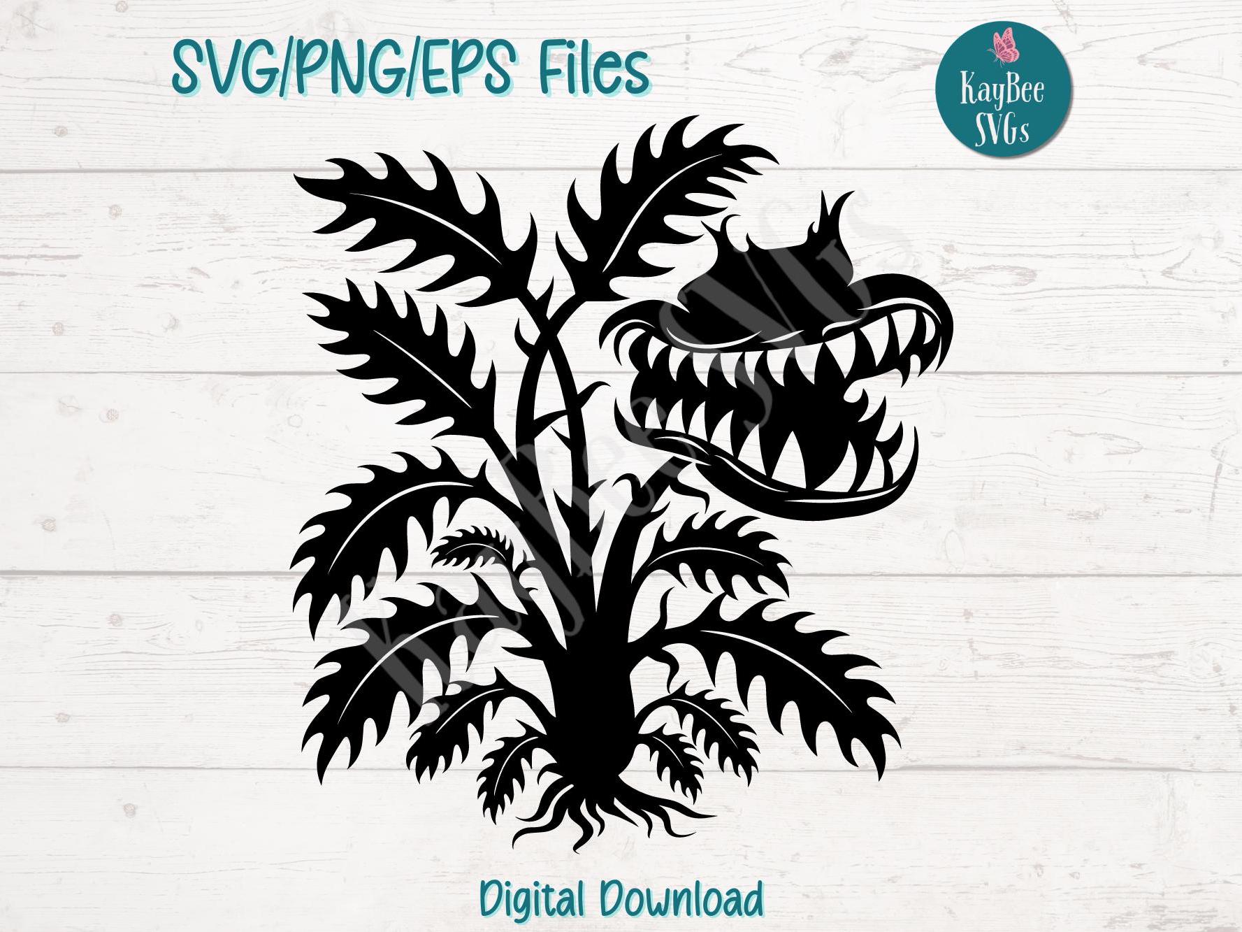 Venus Flytrap SVG PNG | Carnivorous Plant Clipart (digital) - Etsy