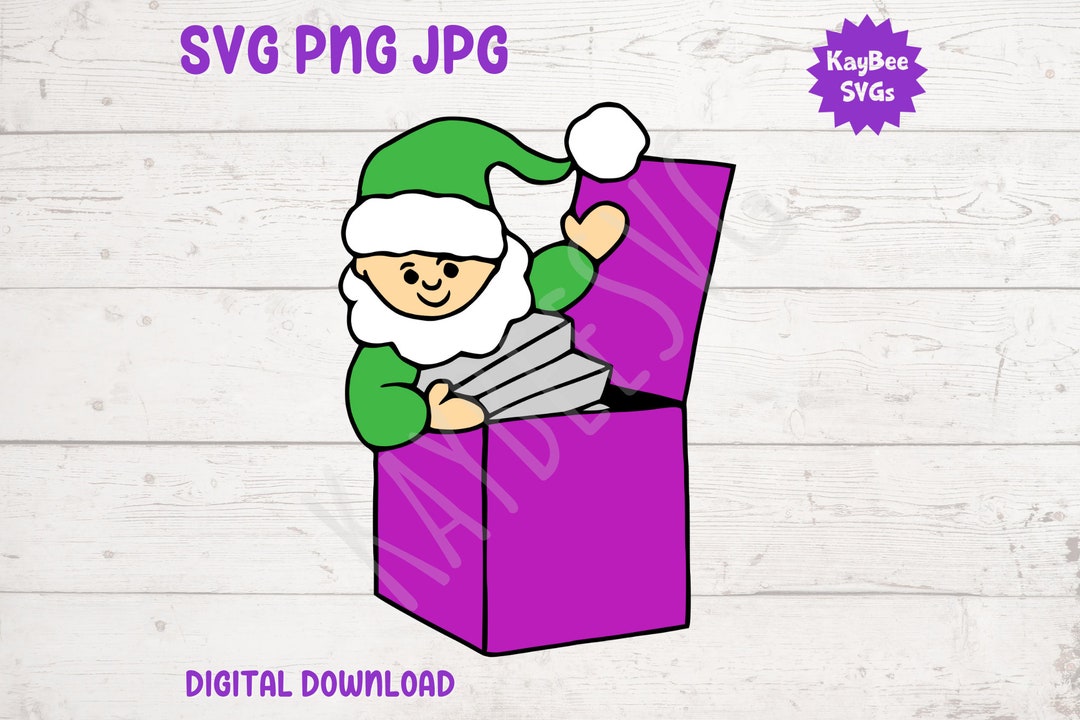 Jack-in-the-box SVG PNG JPG Clipart Digital Cut File Download - Etsy