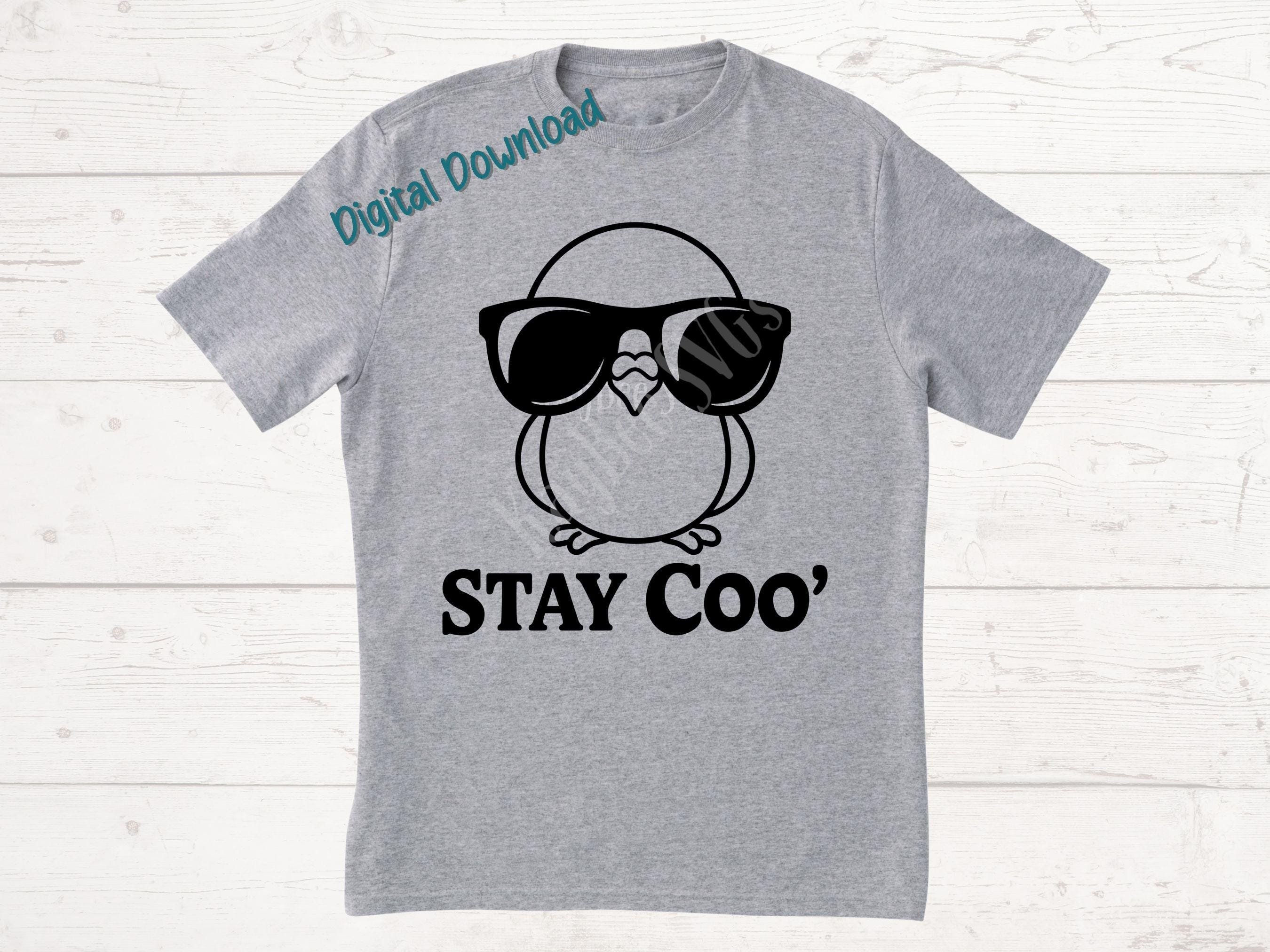 Stay Coo' Pigeon SVG PNG Clipart Cut Files for Cricut, Silhouette ...