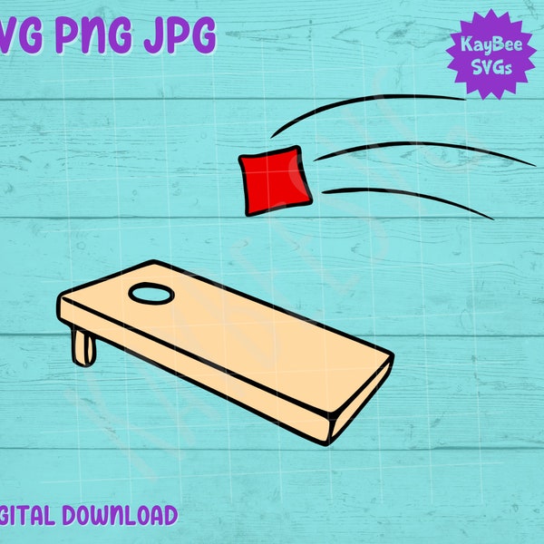 Cornhole Clipart - Etsy