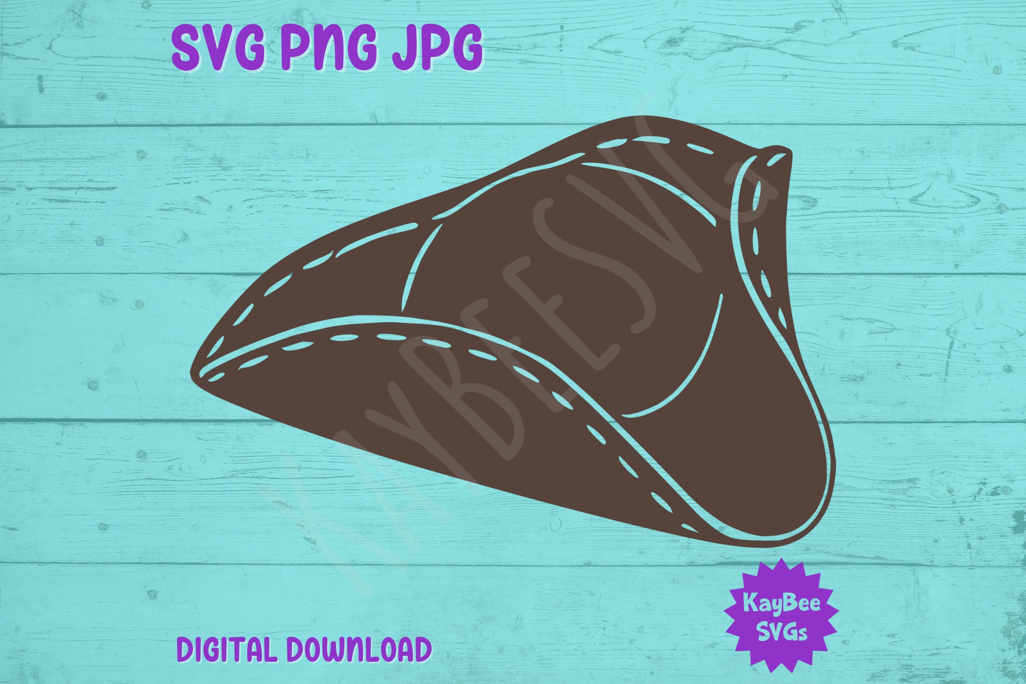 Pattern for Leather Pirate Hat 
