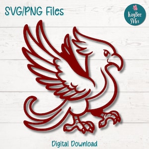 Cartoon Phoenix SVG PNG-bestanden knippen voor Cricut, silhouet digitale download, lasergravure, afdrukbare sublimatie, commercieel gebruik clipart