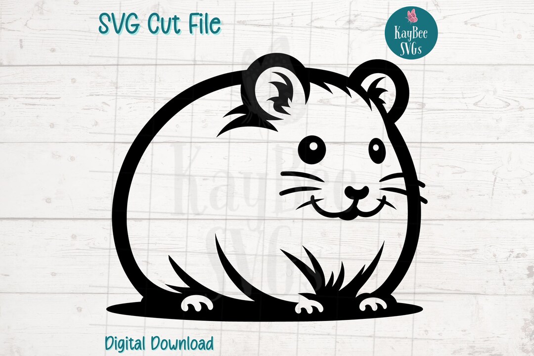 Curated visual reference: Visual Reference: Dwarf Hamster Svg Digital Cut File For Cricut Silhouette Engraving
