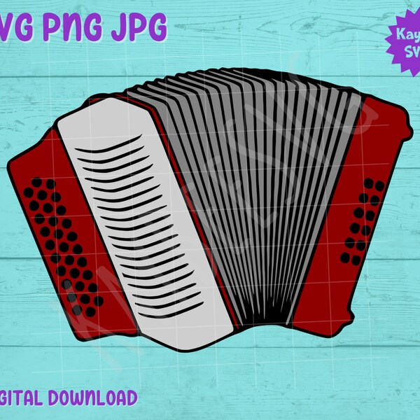 Accordion Svg Etsy