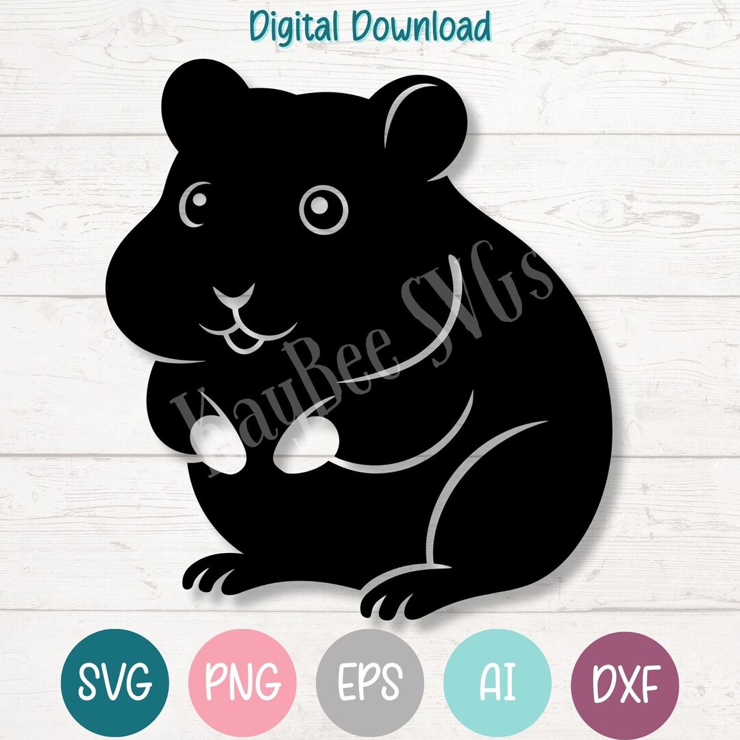 Dwarf Hamster Svg Png Cut File For Cricut Silhouette Digital Photo Inspiration