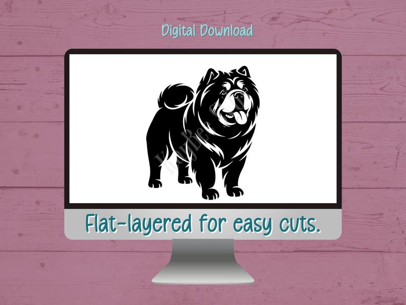 Chow Chow Dog SVG PNG Clipart Cut Files for Cricut, Silhouette ...
