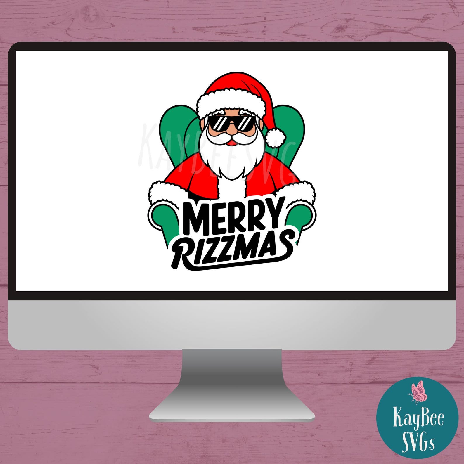 Merry Rizzmas Rizzler Merry Rizzmas SVG PNG Clipart Cut Files for Cricut, Silhouette, Laser ...