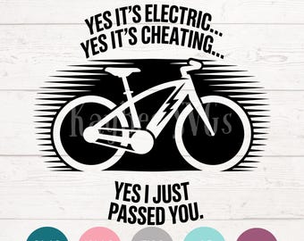 Electric Bike SVG PNG Clipart Cut Files for Cricut, Silhouette, Laser Engraving, Sublimation (Digital)