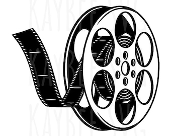 Film Reel SVG PNG JPG Clipart Digital Cut File Download for - Etsy