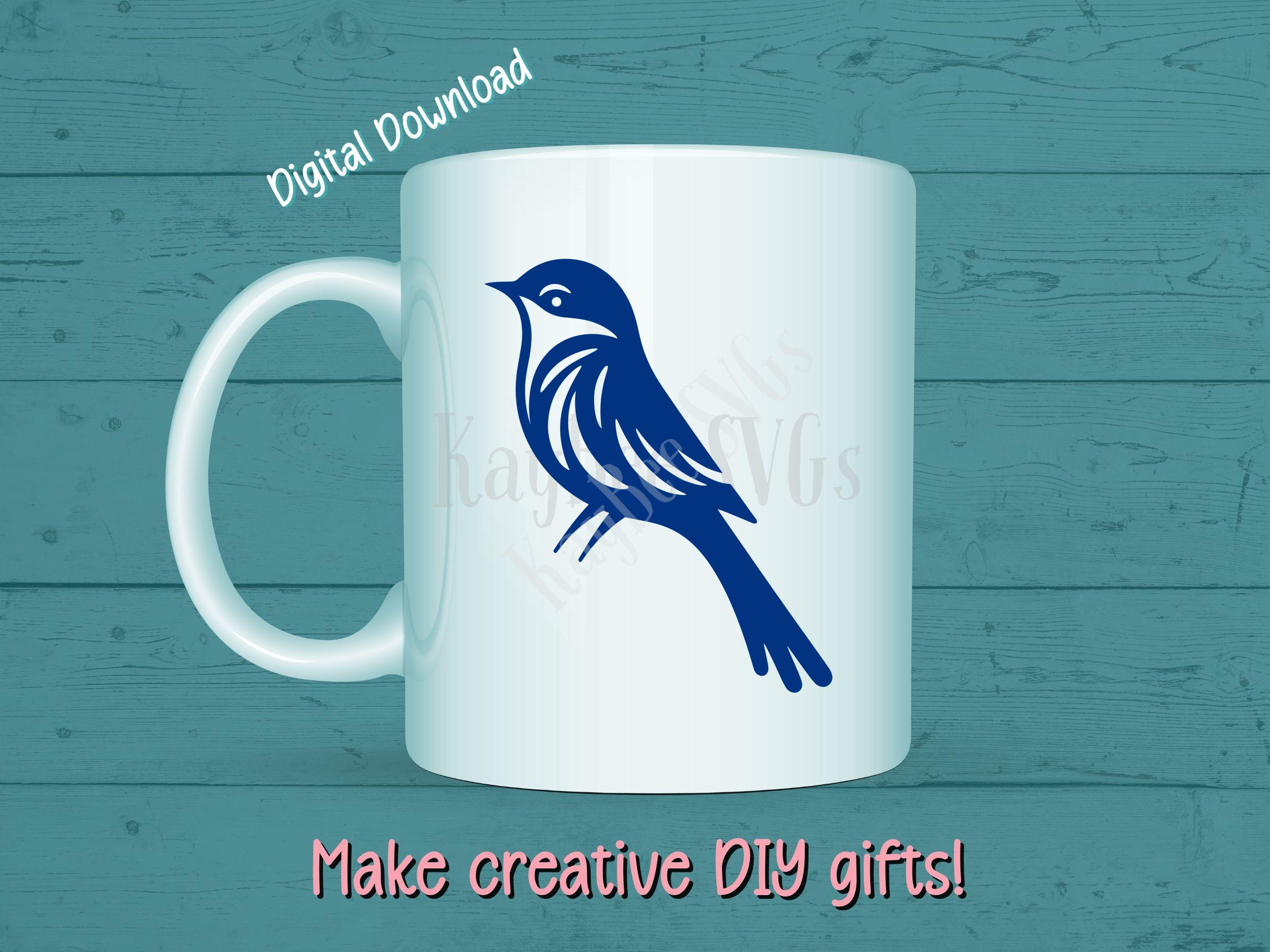 Bluebird Silhouette SVG PNG Clipart Cut Files for Cricut, Laser