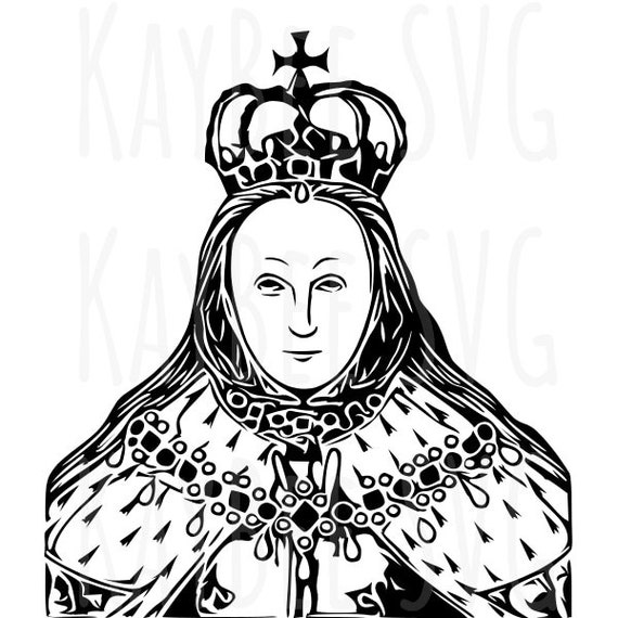 Queen Elizabeth I SVG PNG JPG Clipart Digital Cut File - Etsy España