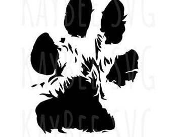 How To Draw A Dog'S Paw 20 Realistic Paw Print - Etsy