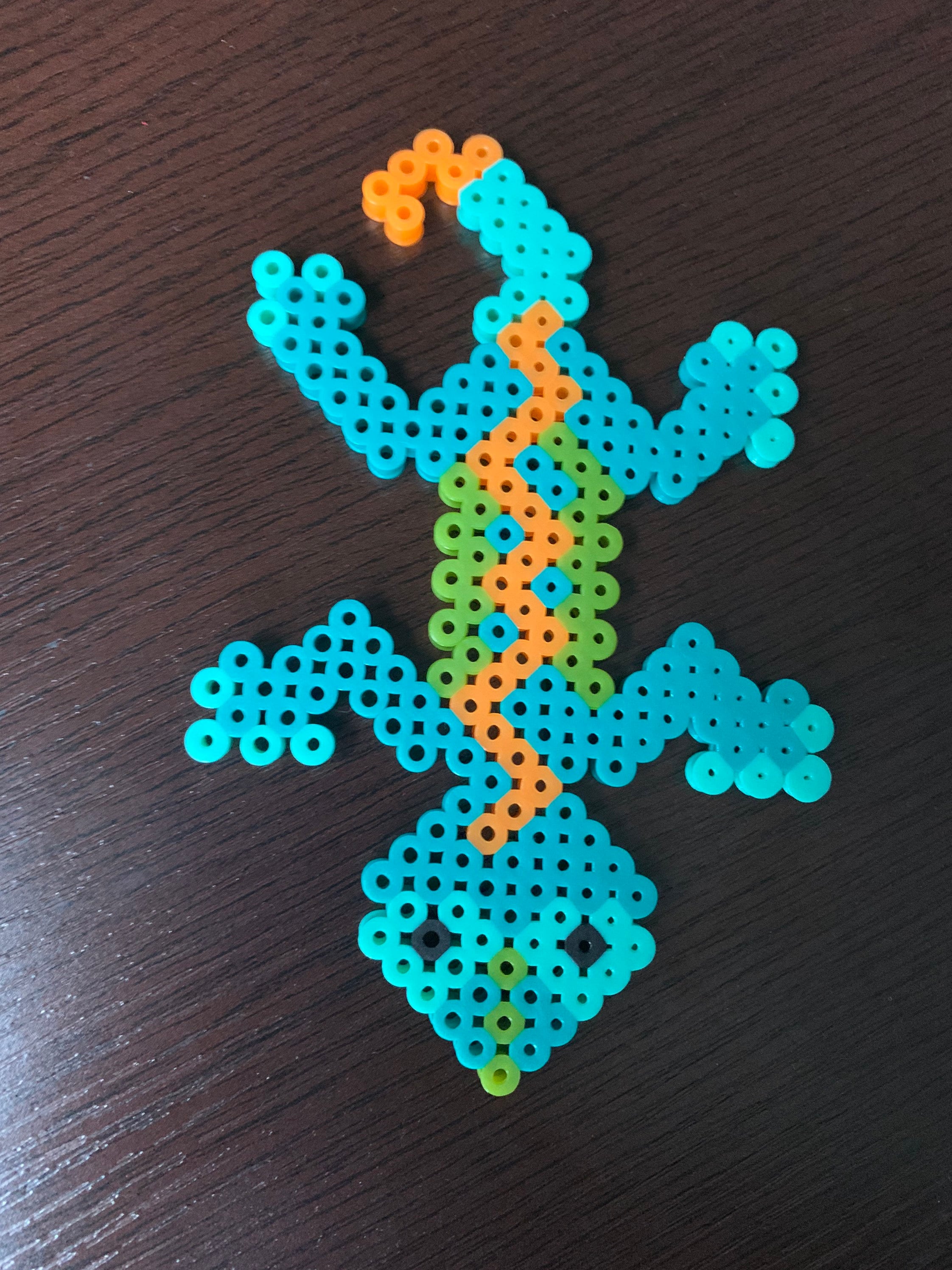 Gecko Lizard Perler Bead Etsy