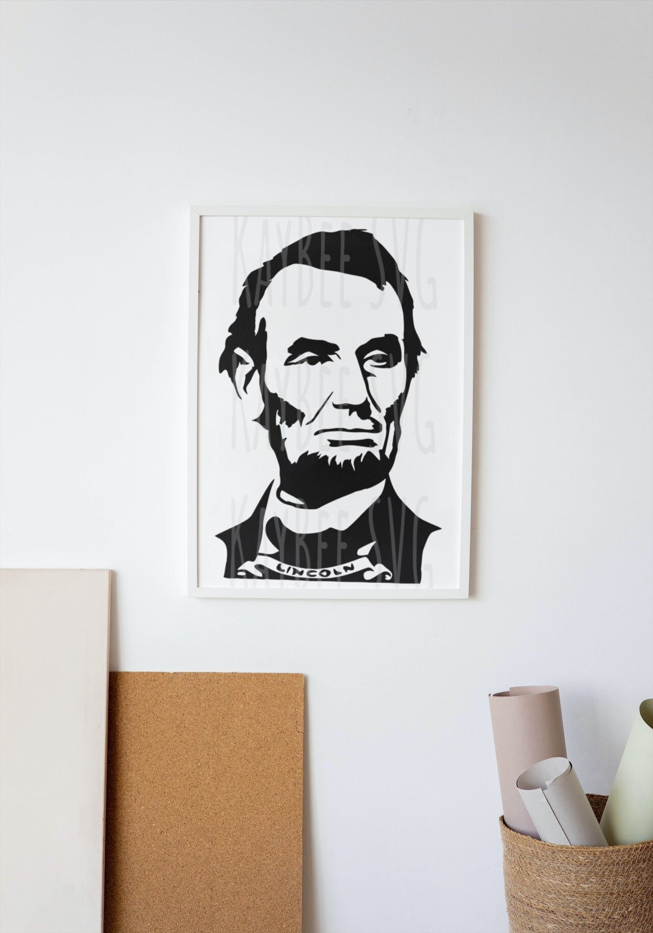 エイブラハム・リンカーン  D刻印 アメリカ合衆国大統領エイブラハム・リンカーン（1809年〜1865年）の肖像