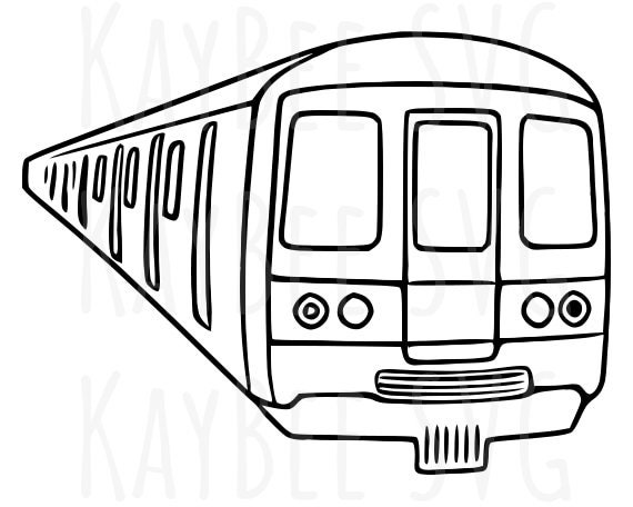 Subway Train SVG PNG JPG Clipart Digital Cut File Download for Cricut  Silhouette Sublimation Printable Art Commercial Use - Etsy Sweden