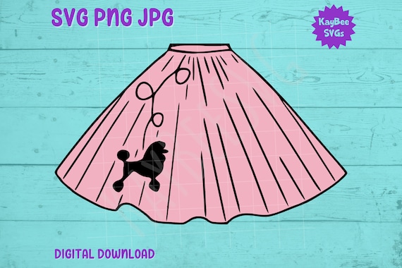 Poodle Skirt Silhouette