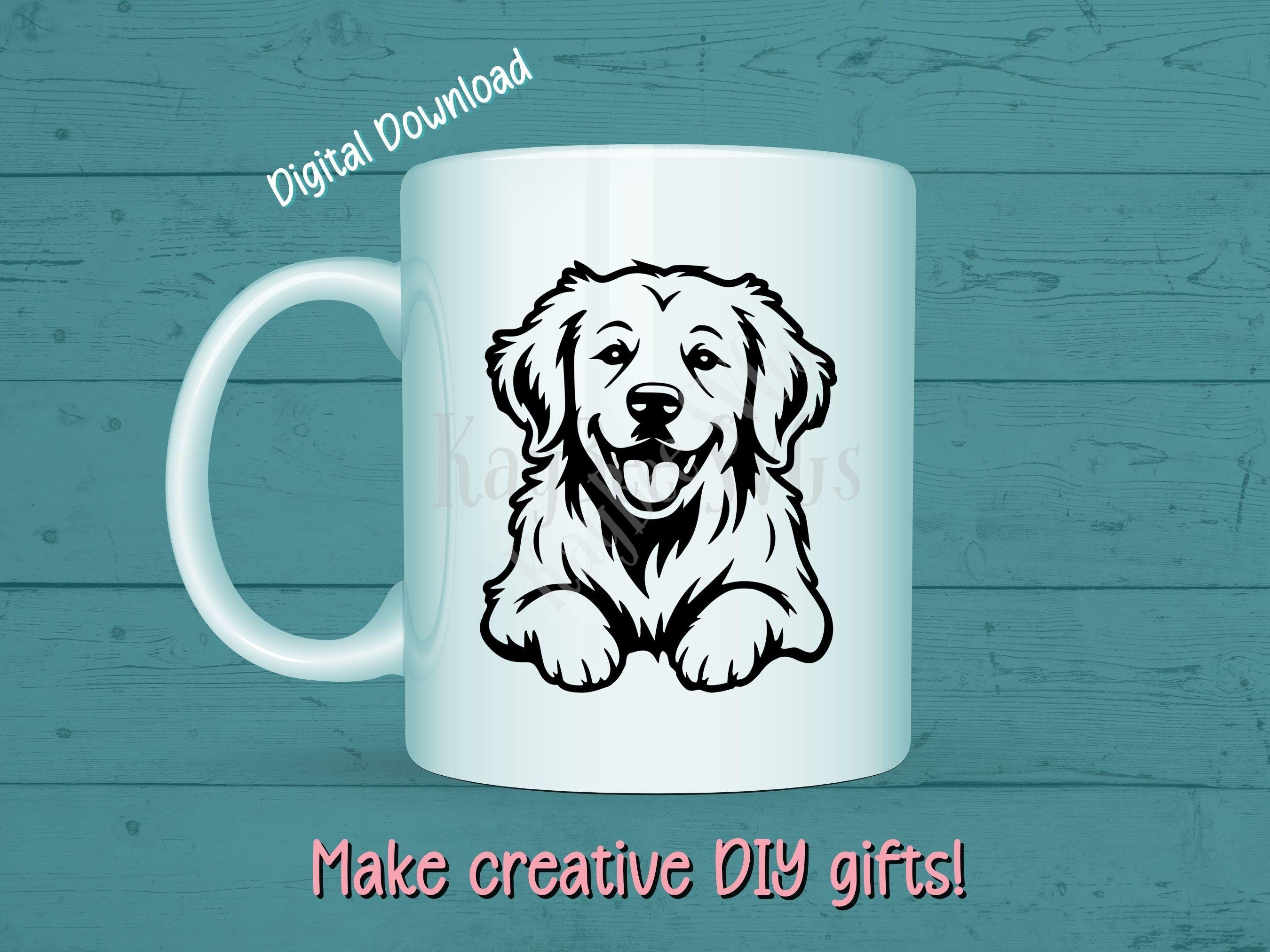 Golden Retriever SVG Bundle Clipart Cut Files for Cricut, Silhouette ...