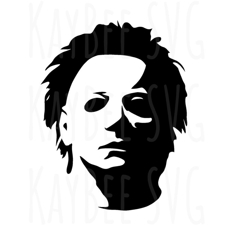 Halloween Michael Myers Mask SVG PNG JPG Clipart Digital Cut Etsy