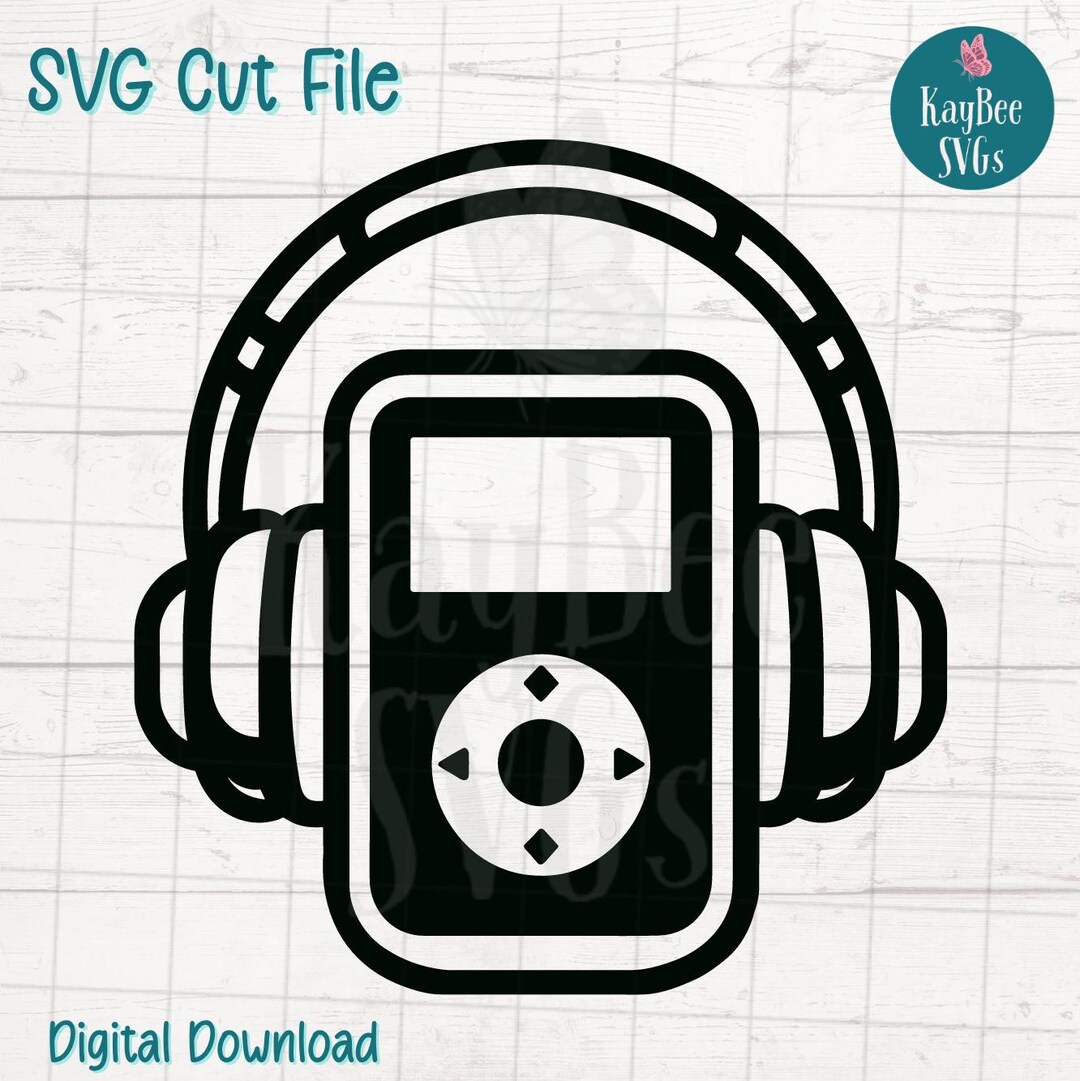 Mp3 Player SVG PNG Cut Files for Cricut, Silhouette Digital Download, Laser Engraving ...