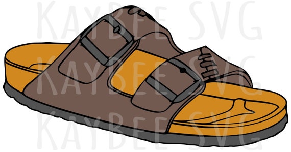 Leather Sandal SVG PNG JPG Print-then-digital Cut File - Etsy New Zealand
