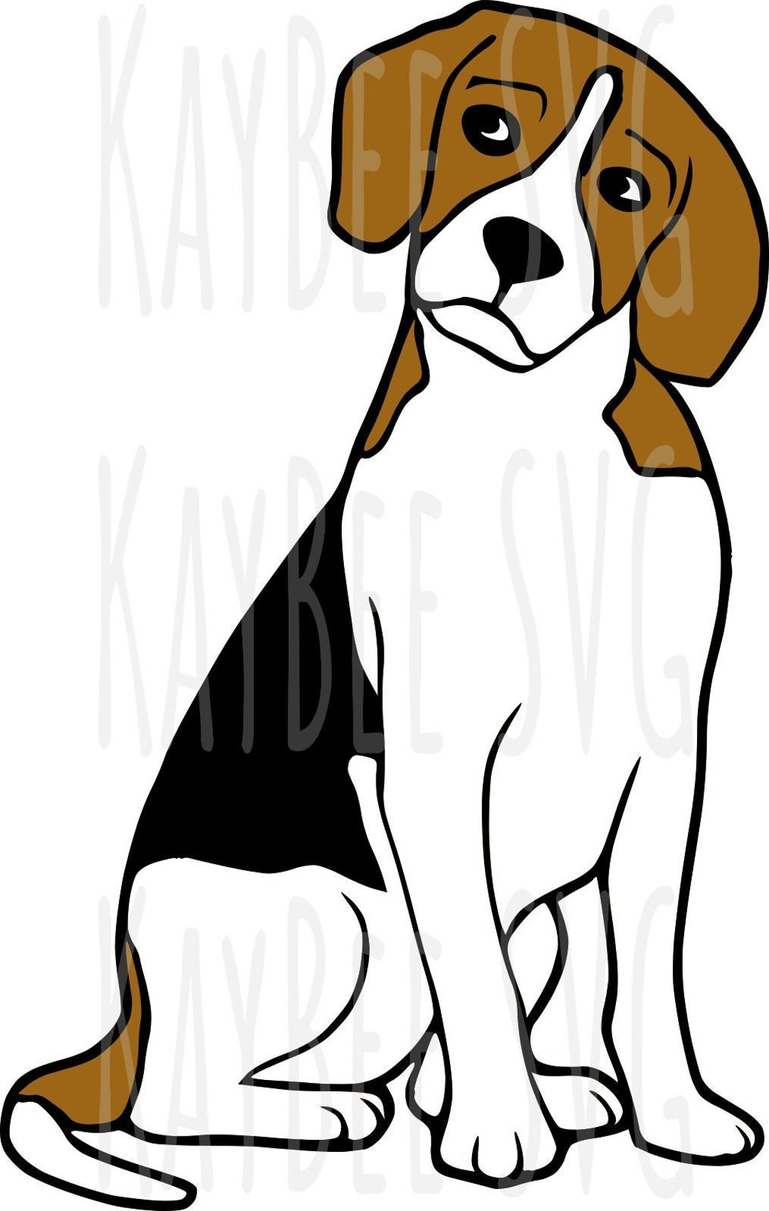 Beagle Dog SVG PNG JPG Clipart Digital Cut File Download for Etsy
