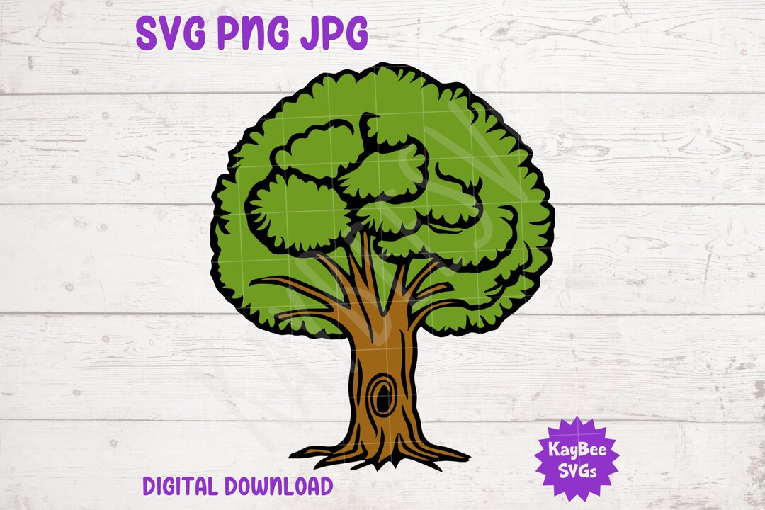 Ficus Tree SVG PNG JPG Clipart Digital Cut File Download pour - Etsy France
