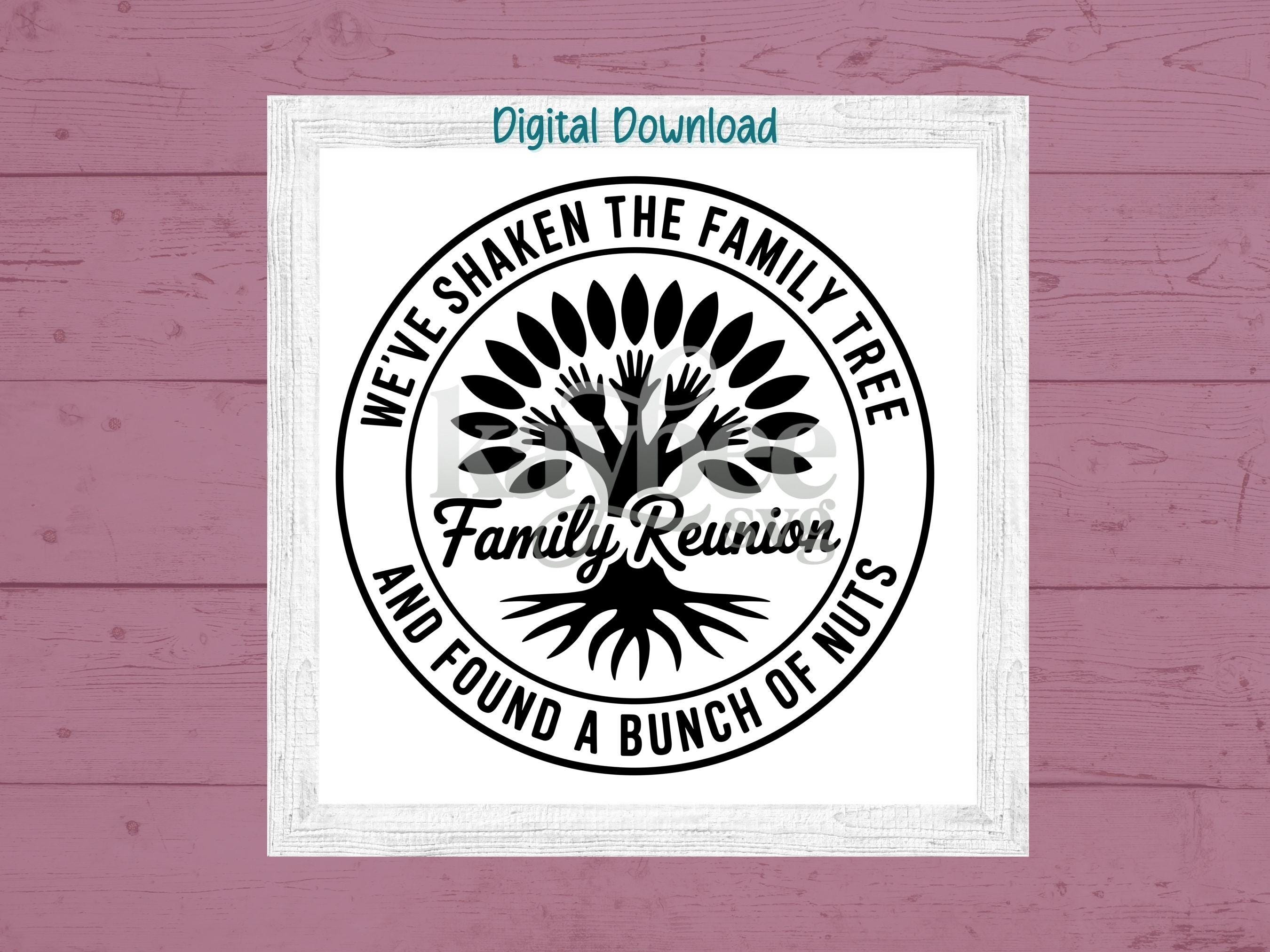 Funny Family Reunion SVG PNG Clipart Cut Files for Cricut, Silhouette ...