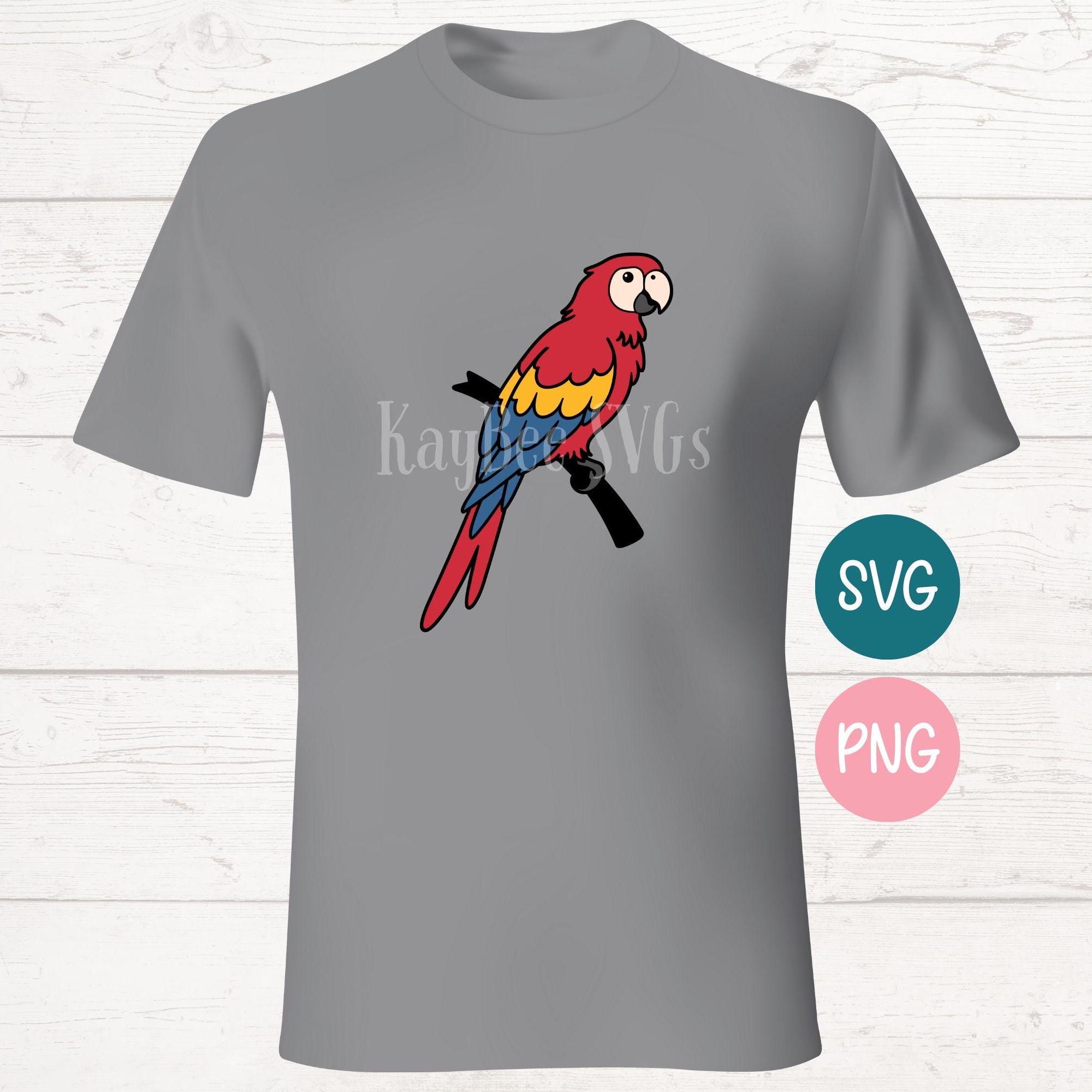 Cricut、Silhouette、レーザー彫刻、昇華転写用のアカコンゴウインコのSVG PNGクリップアートカットファイル（デジタル） - Etsy  日本, image size:2000x2000