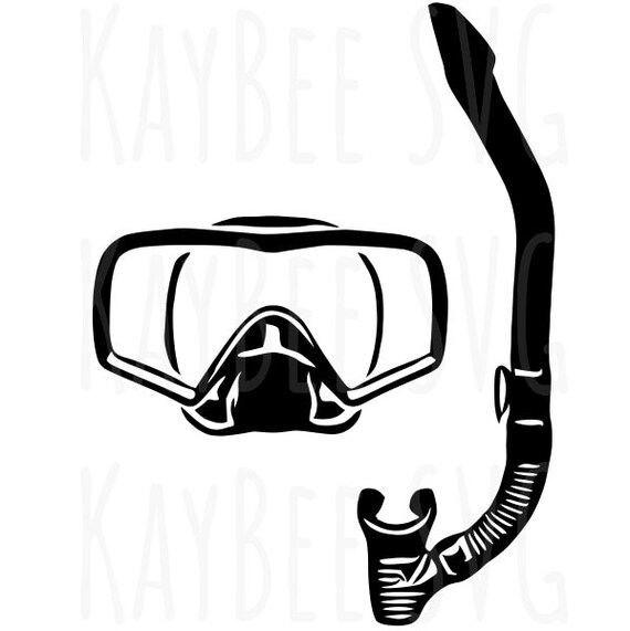 Snorkel Clipart Black And White
