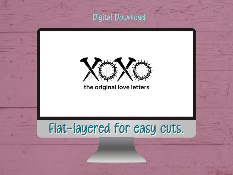 XOXO Christian SVG PNG Clipart Cut Files for Cricut, Silhouette, Laser ...
