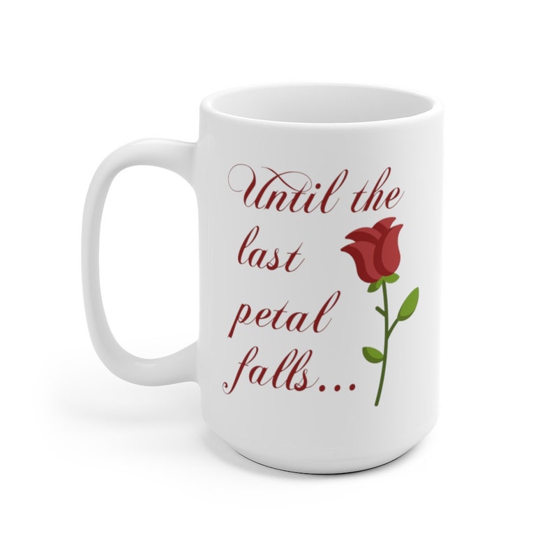 Beauty and the Beast Until the Last Petal Falls Rose Etsy