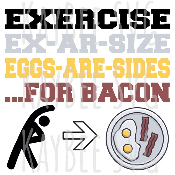 Eggs and Bacon Etsy