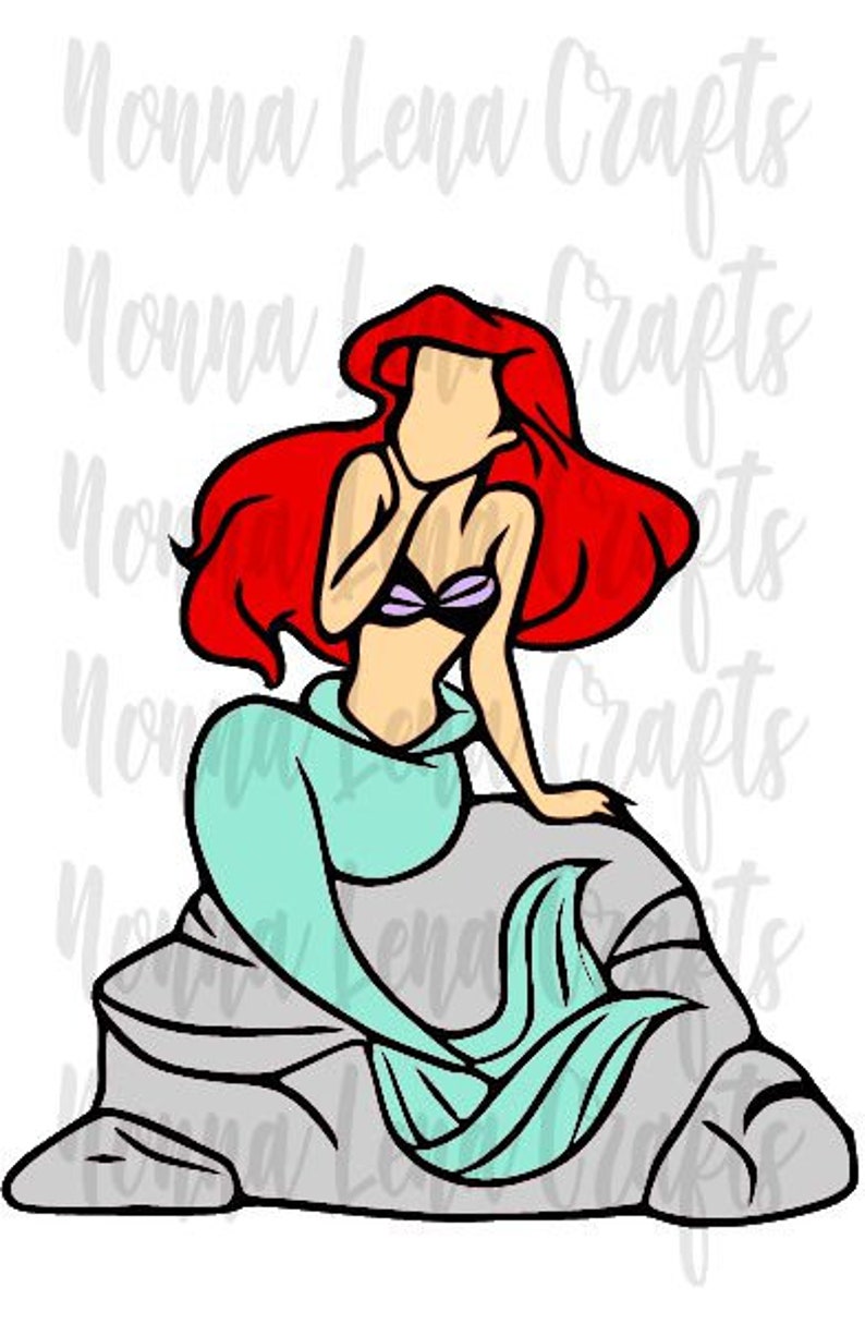 Free Free Mermaid On Rock Svg 9 SVG PNG EPS DXF File