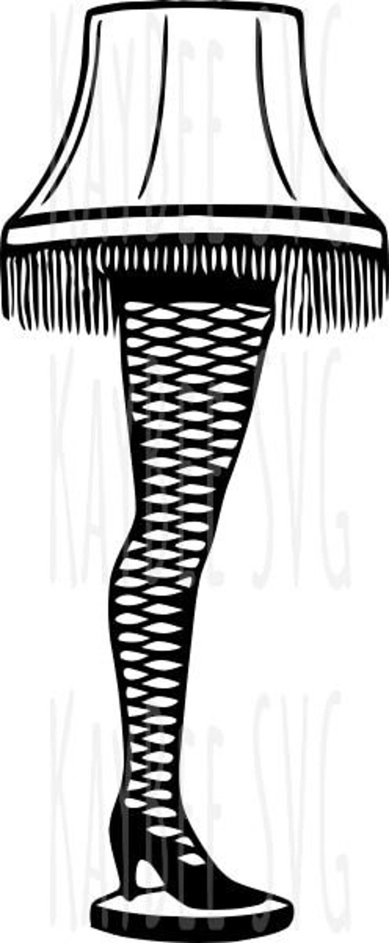 Leg Lamp SVG PNG JPG Clipart Digital Cut File Download for - Etsy