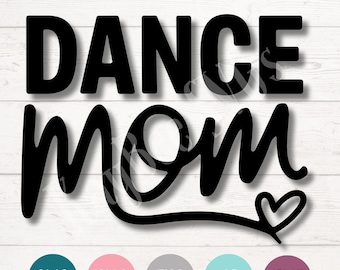 Dance Mom SVG PNG Clipart Cut Files for Cricut, Silhouette, Laser Engraving, Sublimation (Digital)