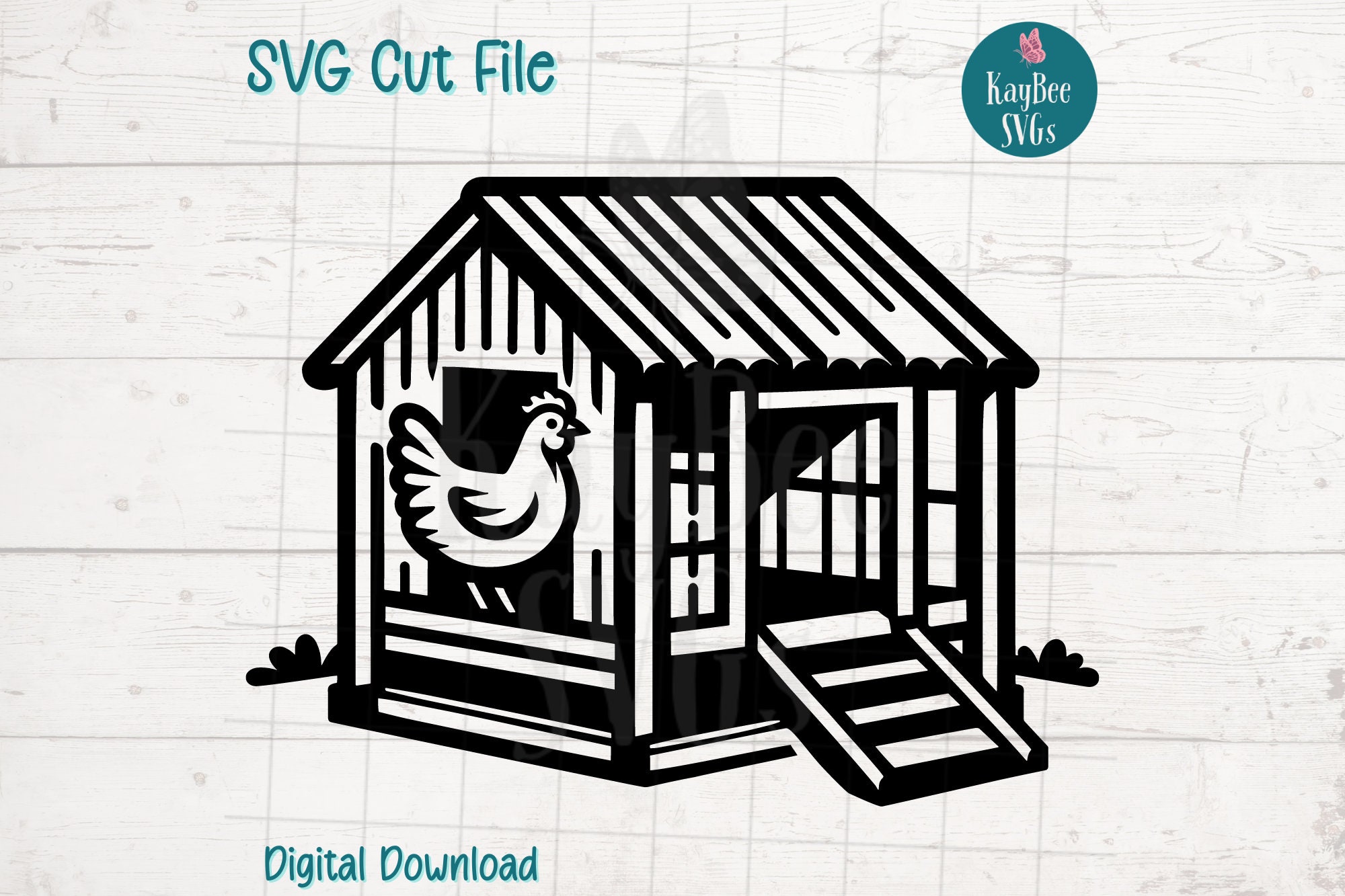 Chicken Coop SVG Cut File for Cricut, Silhouette, Digital Download, Printable Clipart, Commercial Use, Clip Art, Laser Stencil Outline - Etsy chicken-coop-svg-cut-file-for-cricut-silhouette-digital-download-printable-clipart-commercial-use-clip-art-laser-stencil-outline-etsy