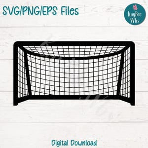 Fußball Tor/Netz SVG PNG EPS Schnittdateien für Cricut, digitaler Download Lasergravur, Sublimation, druckbare Clipart, kommerzielle Nutzung Clip Art